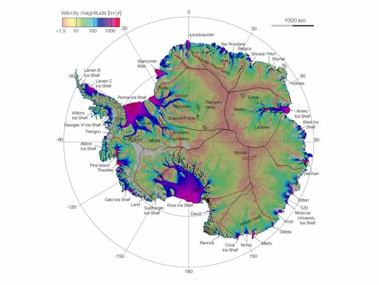 New age for ice spotters as satellites map Antarctic