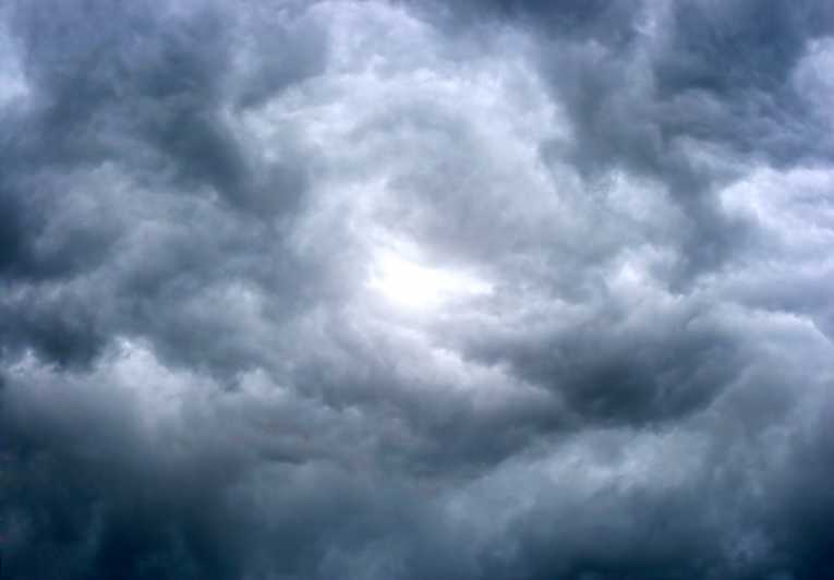 Decreasing CO2 concentrations in the atmosphere causes more rain to be wrung from the clouds