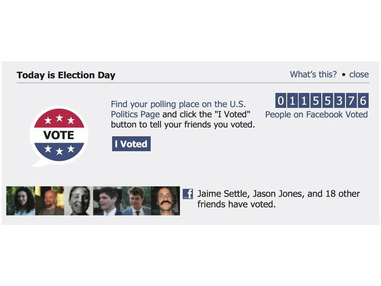 Facebook gets the vote out