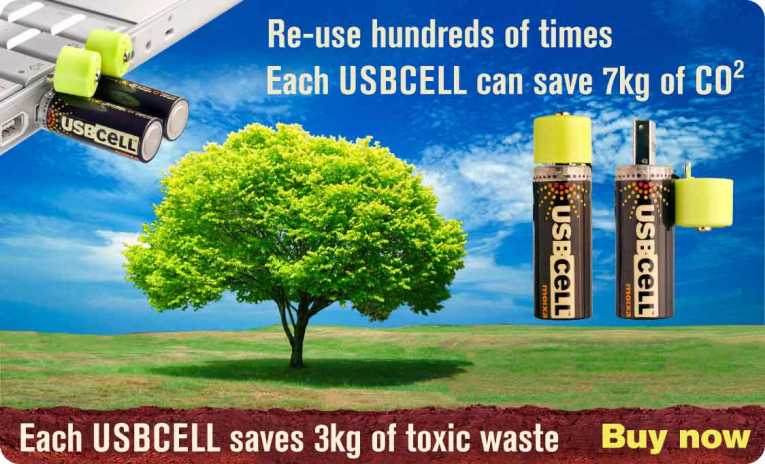 Worth a look: USBCELL rechargeable batteries