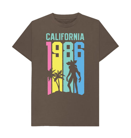 Chocolate Stranger Things California 1986 Cotton T-Shirt