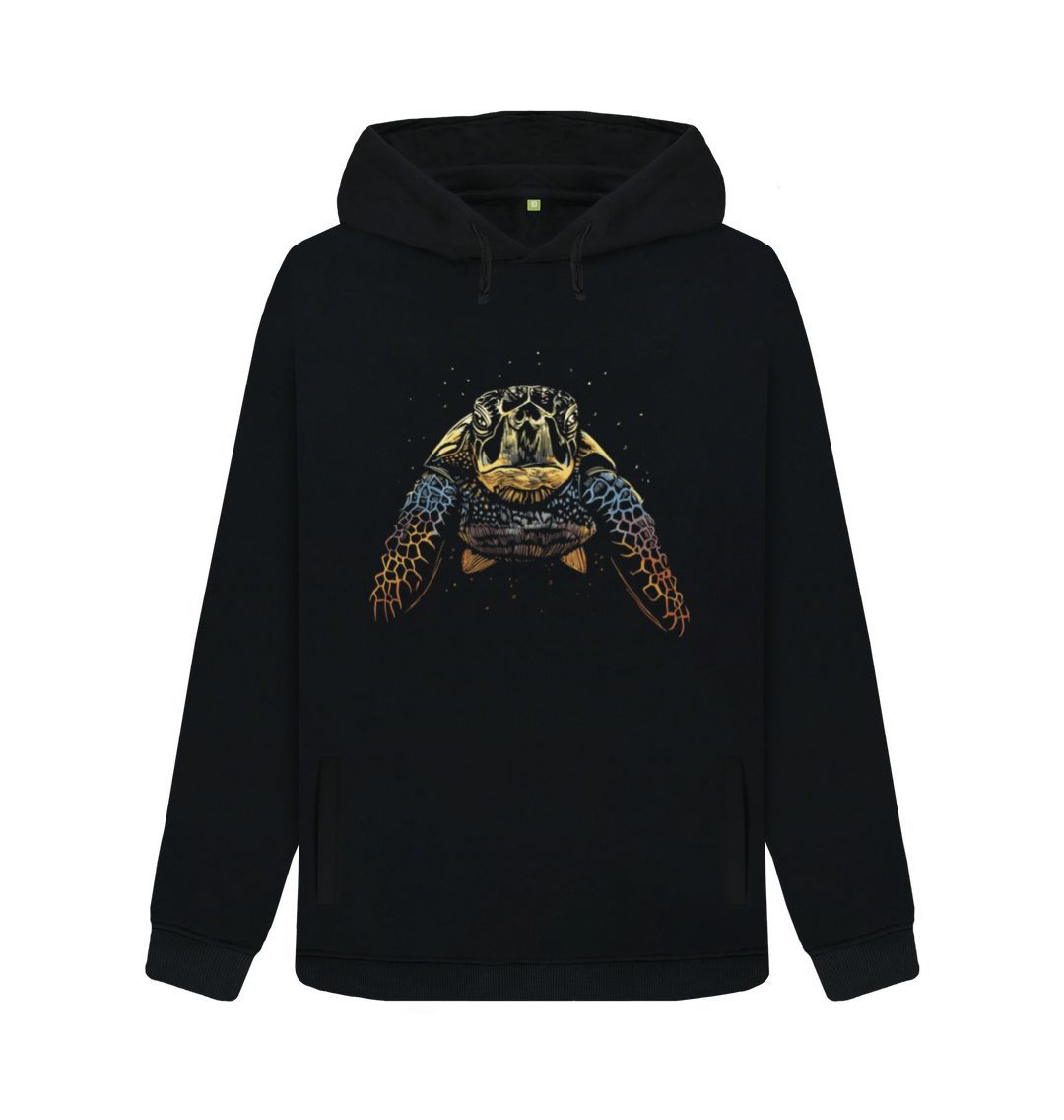 Black The Colour Turtle Women's Pullover Hoody