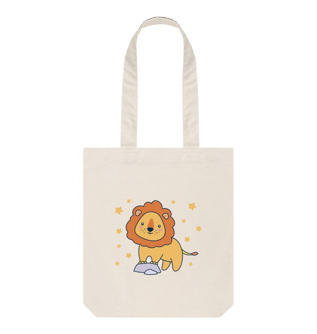 Natural Baby Lion Tote Bag