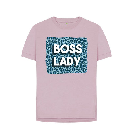 Mauve Boss Lady Women's Relaxed Fit Tee