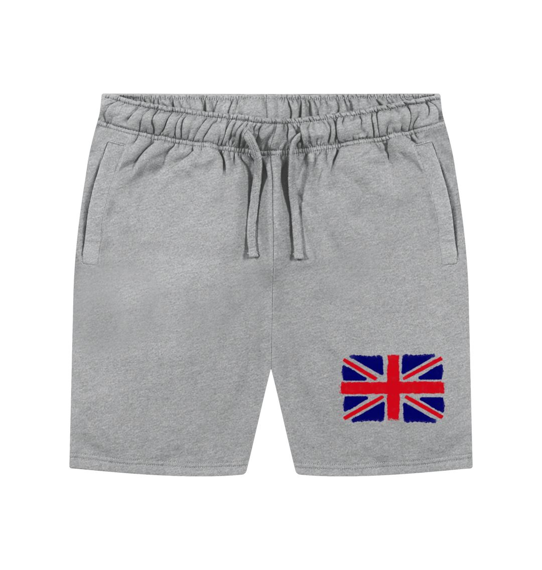 Athletic Grey Union Jack Men's Shorts