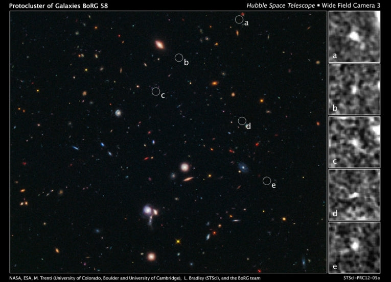 Hubble discovers new galaxy cluster