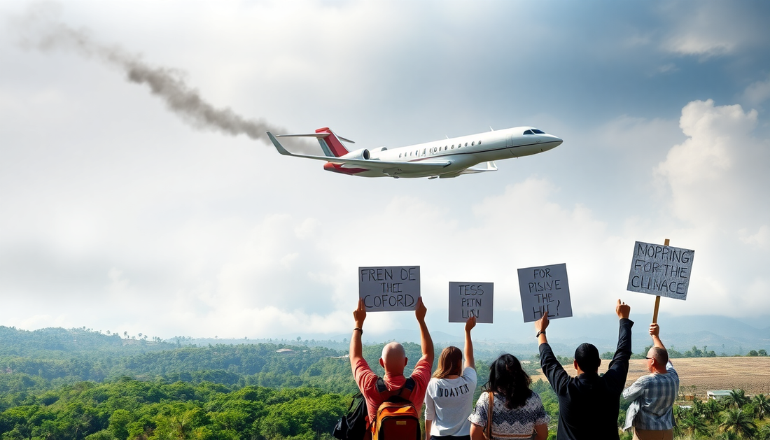 The Ultra-Rich's Jet-Setting Habits: A Climate Crisis in the Making