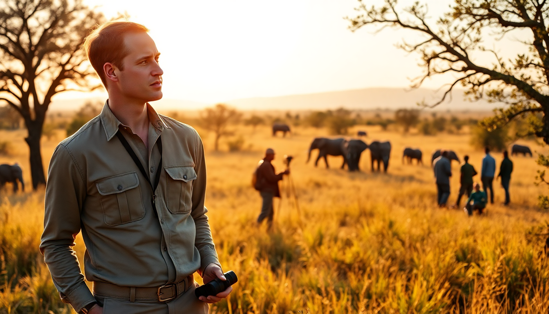 Prince William Calls for Better Support for Wildlife Conservationists on South Africa Visit