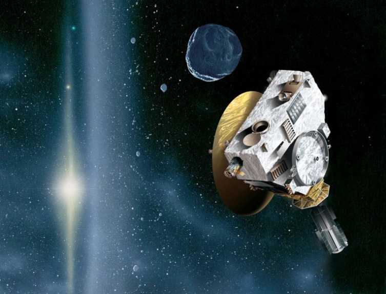 Pluto approached by "strange" probe