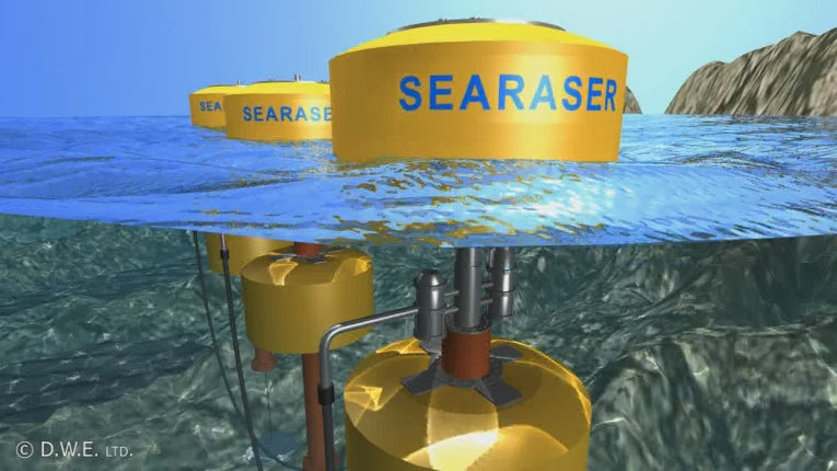 Searaser converts ocean wave power into clean renewable energy