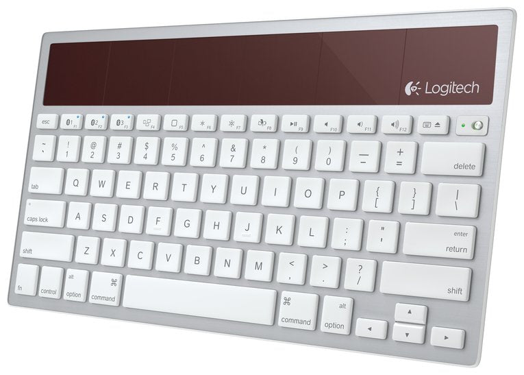 The K760 Logitech wireless solar powered keyboard with Bluetooth - for Apple Mac, iPhone and iPad