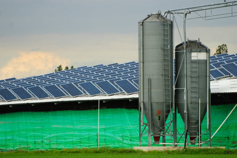 Solar panels on farms