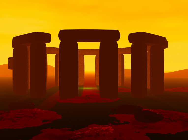 Virtual excavation finds evidence of sun worship near Stonehenge