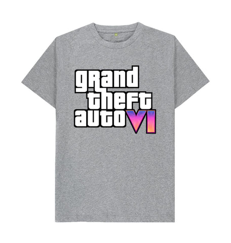 Athletic Grey Grand Theft Auto VI Men's T-Shirt