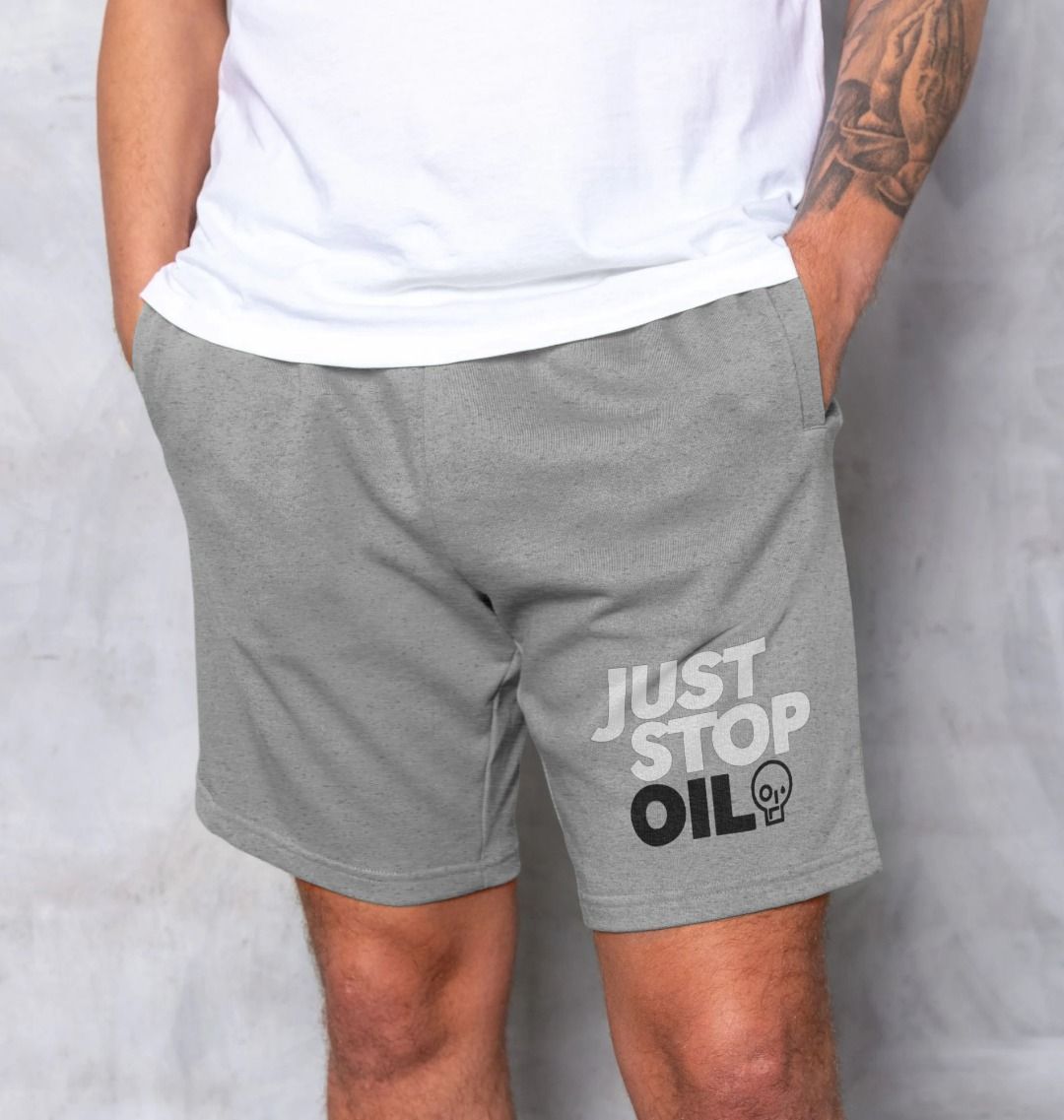 Just Stop Oil Men's Organic Cotton Shorts