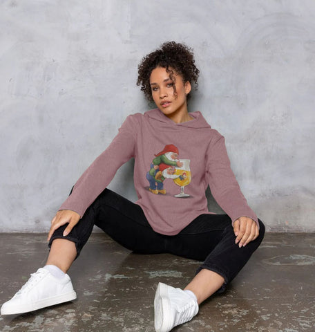 Gnomes Drinking La Chouffe Women's Remill Relaxed Fit Hoodie