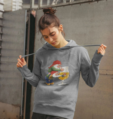 Gnomes Drinking La Chouffe Women's Pullover Hoody