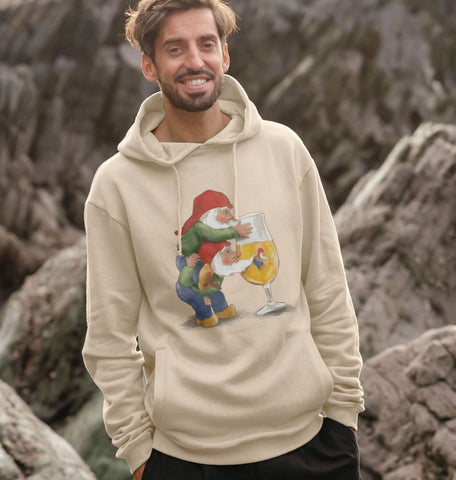 Gnomes Drinking La Chouffe Men's Pullover Hoodie