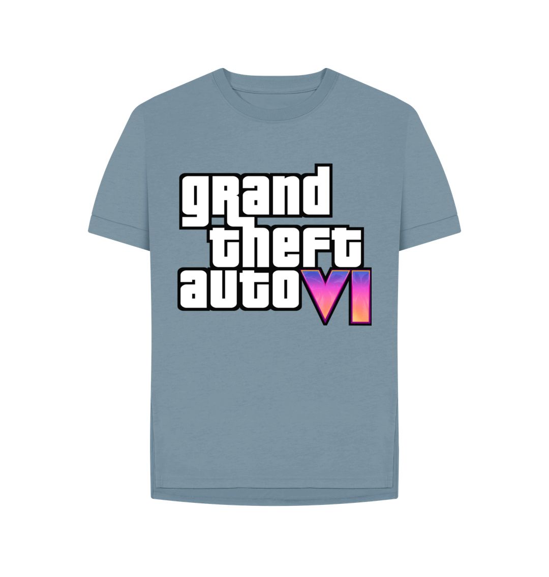 Stone Blue Grand Theft Auto VI Women's T-Shirt