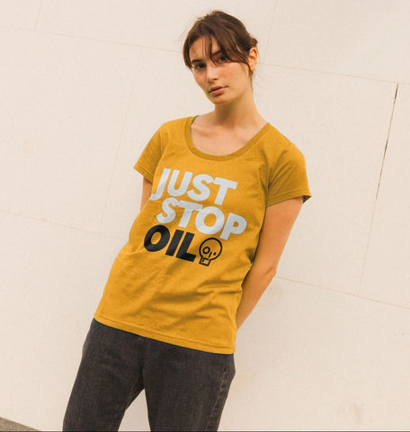 Just Stop Oil Women's Scoop Neck T-shirt