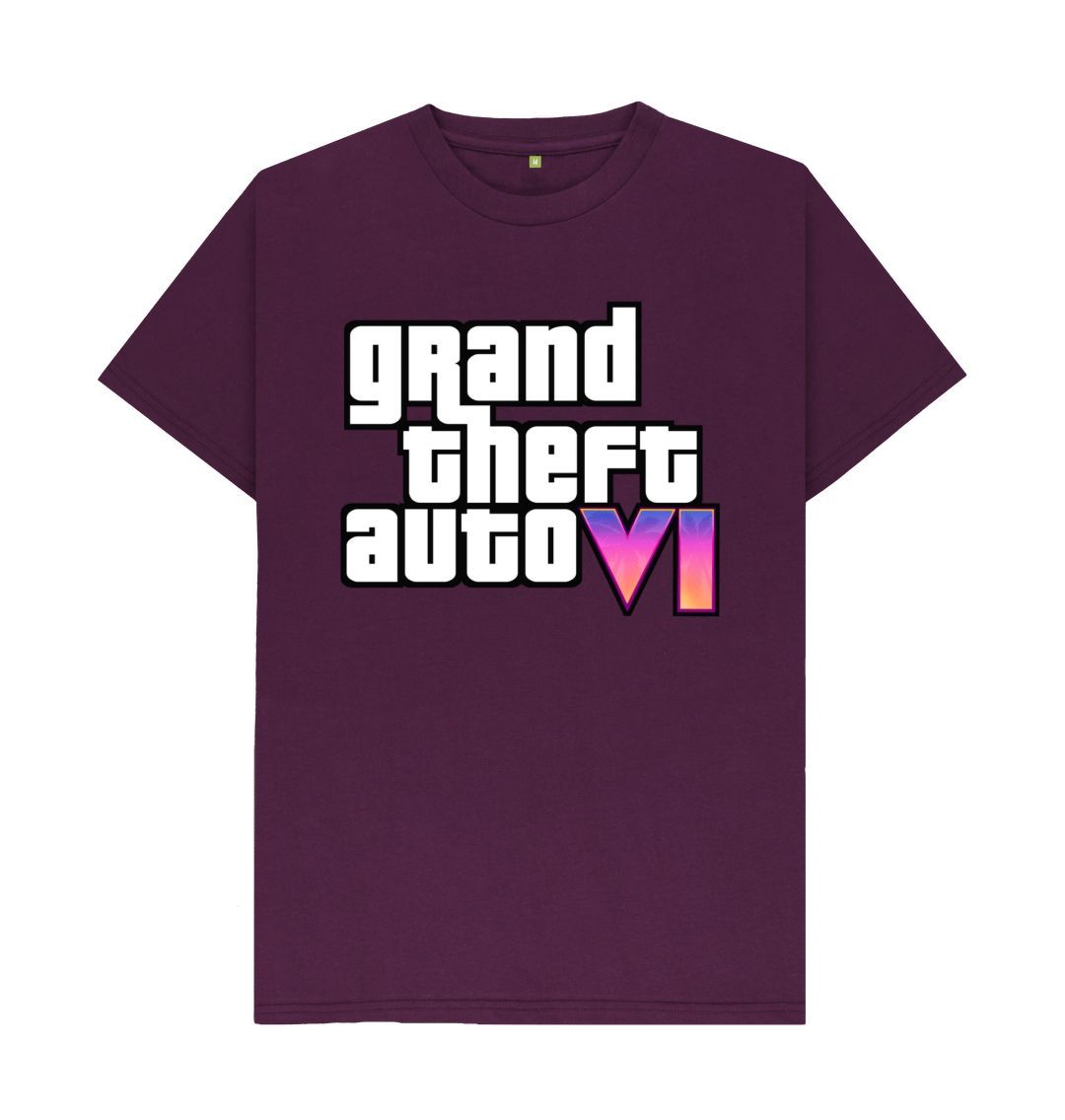 Purple Grand Theft Auto VI Men's T-Shirt