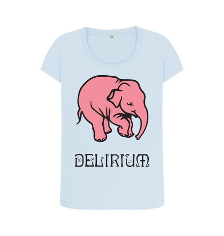 Sky Blue Delirium Women's Scoop Neck T-Shirt
