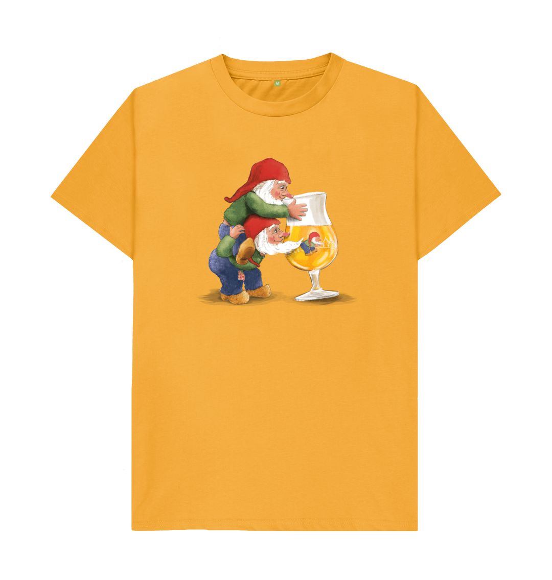 Mustard Gnomes Drinking La Chouffe Men's T-Shirt