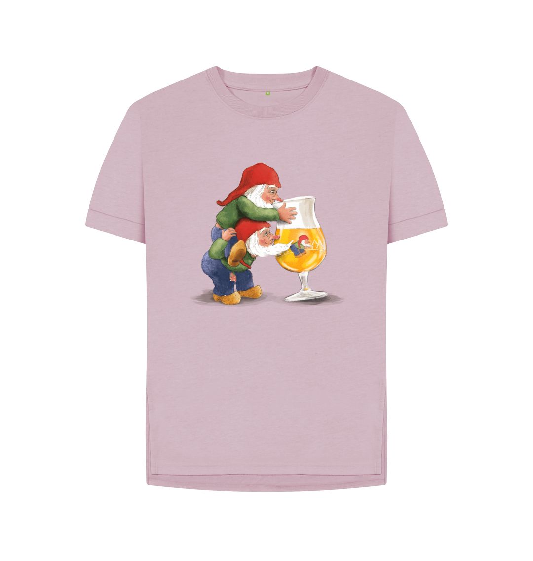 Mauve Gnomes Drinking La Chouffe Women's Relaxed Fit Tee