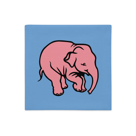 Pink Elephant Premium Pillow Case