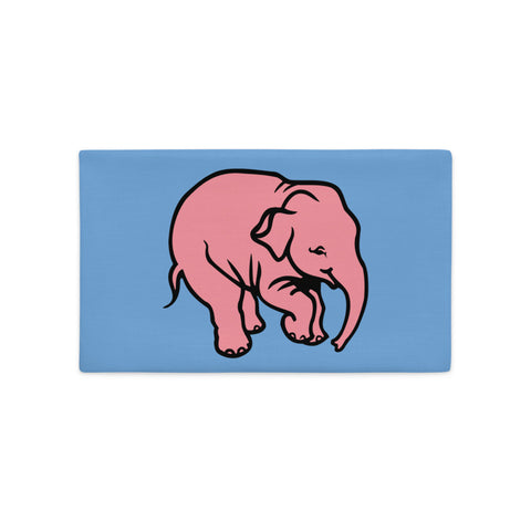 Pink Elephant Premium Pillow Case