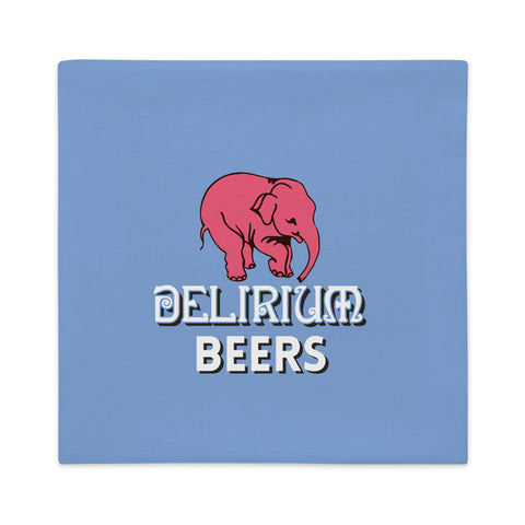 Delirium Pink Elephant Premium Pillow Case
