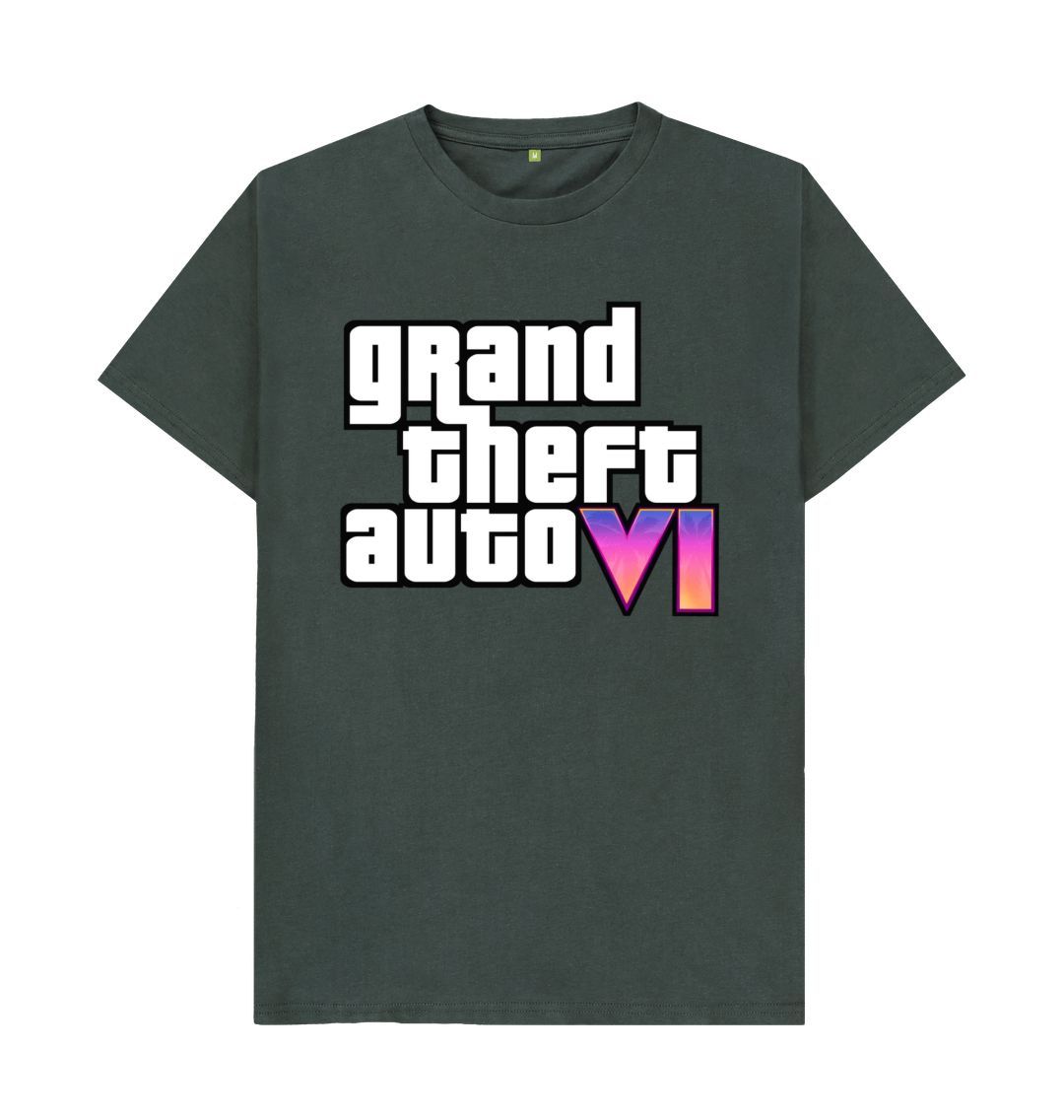 Dark Grey Grand Theft Auto VI Men's T-Shirt