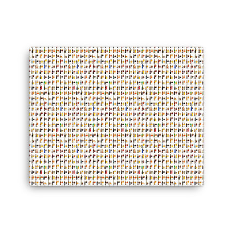 Beers of Belgium Canvas Print