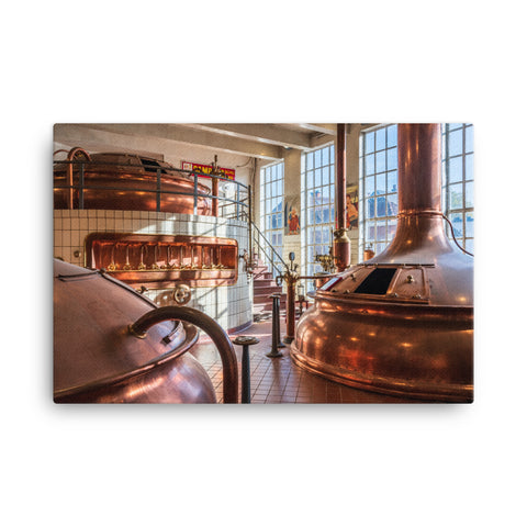 Brewing Hall - Beer Culture Canvas Print