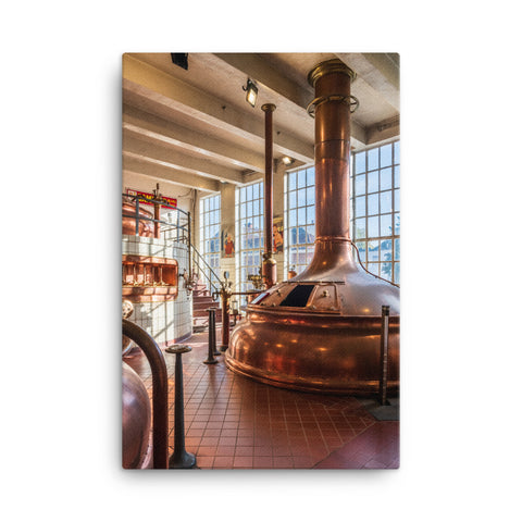 Brewing Hall - Belgian Beer Culture - Canvas Print