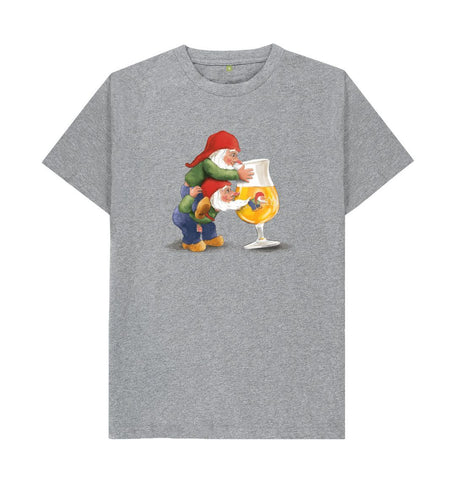 Athletic Grey Gnomes Drinking La Chouffe Men's T-Shirt