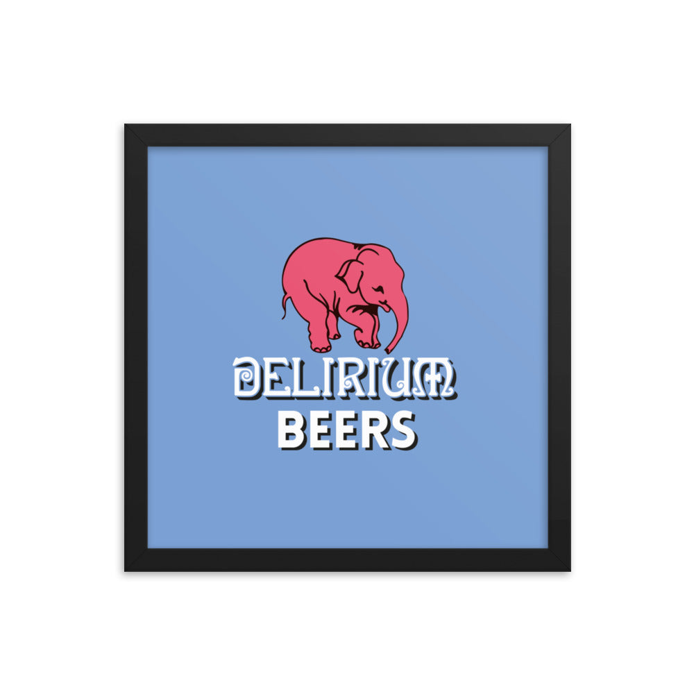 Delirium Beers - Framed Poster