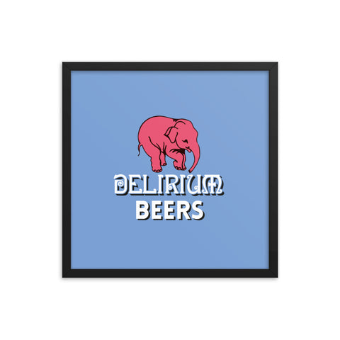Delirium Beers - Framed Poster