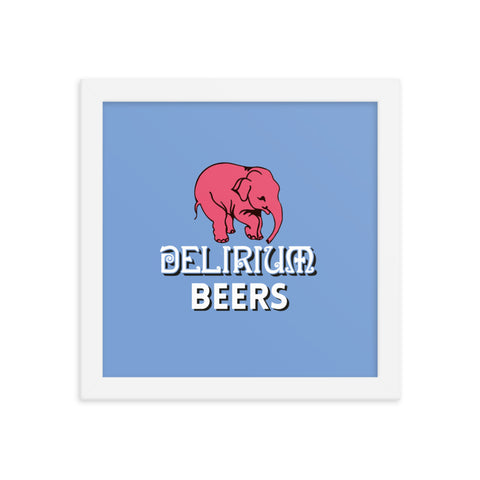 Delirium Beers - Framed Poster