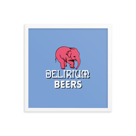 Delirium Beers - Framed Poster