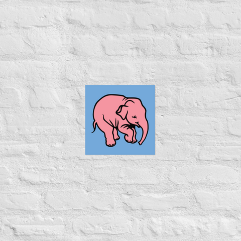 Delirium Pink Elephant Poster