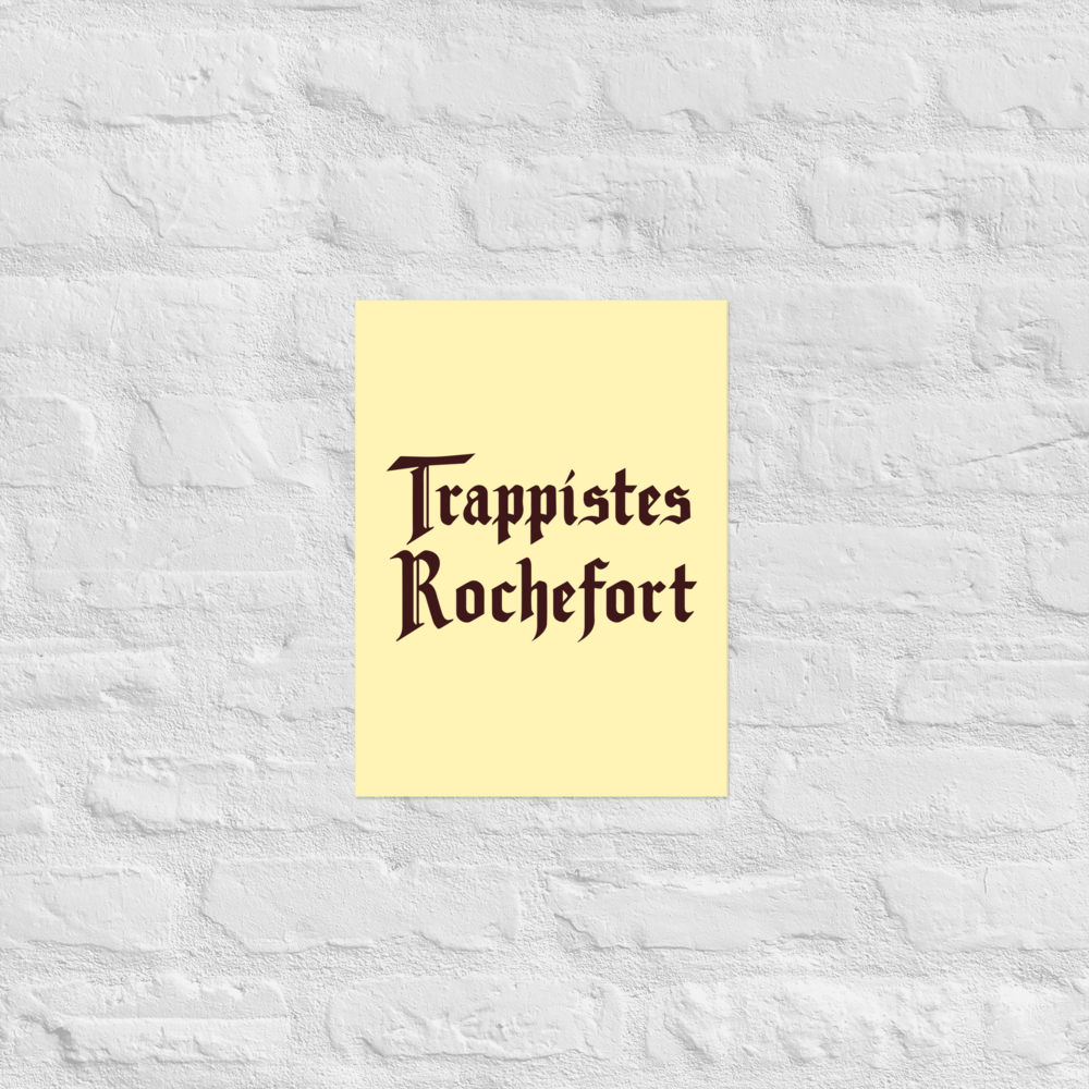 Trappistes Rochefort Poster