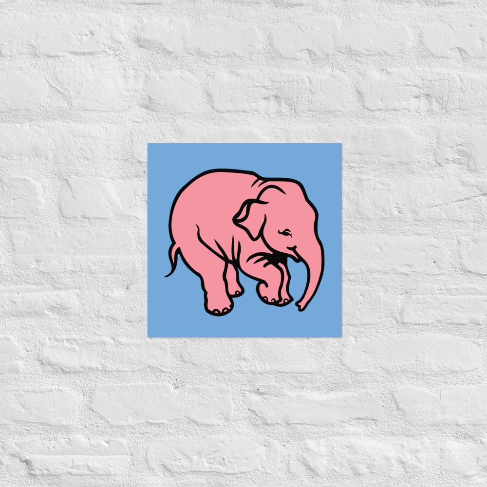 Delirium Pink Elephant Poster