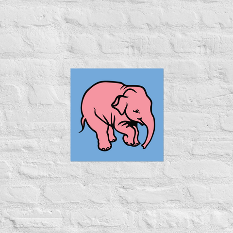 Delirium Pink Elephant Poster