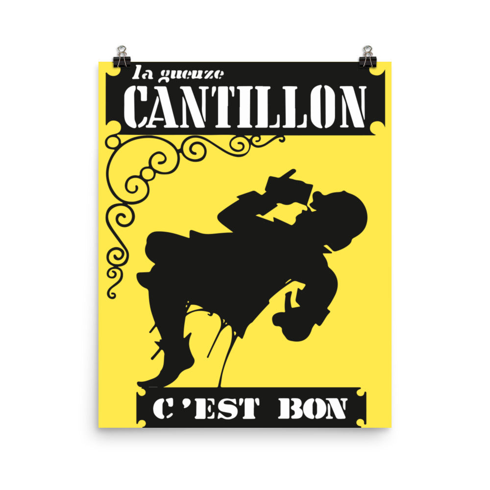 La Gueuze Cantillon C'est Bon Poster