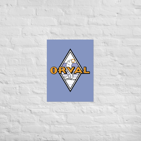 Orval Belgian Beer Poster