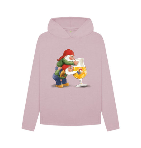 Mauve Gnomes Drinking La Chouffe Women's Relaxed Fit Hoodie