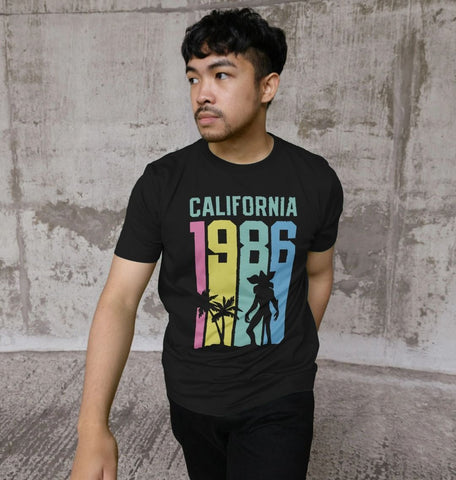 Stranger Things California 1986 Cotton T-Shirt