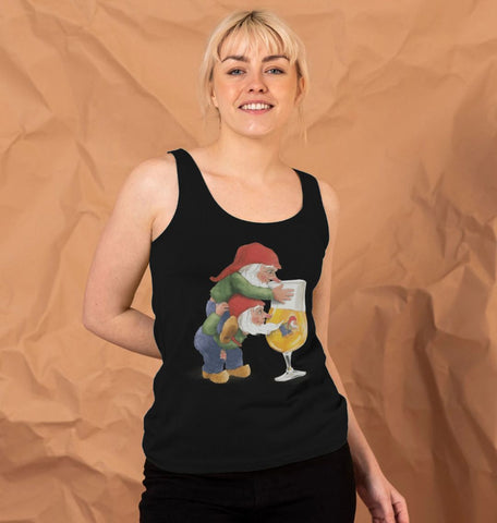 Gnomes Drinking La Chouffe Women's Vest Top