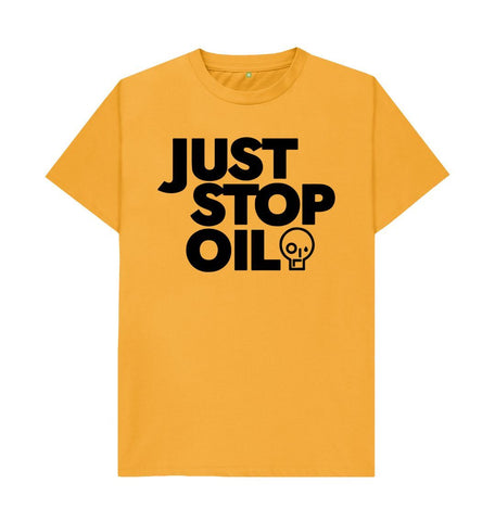 Mustard Just Stop Oil 2 Men's T-Shirt